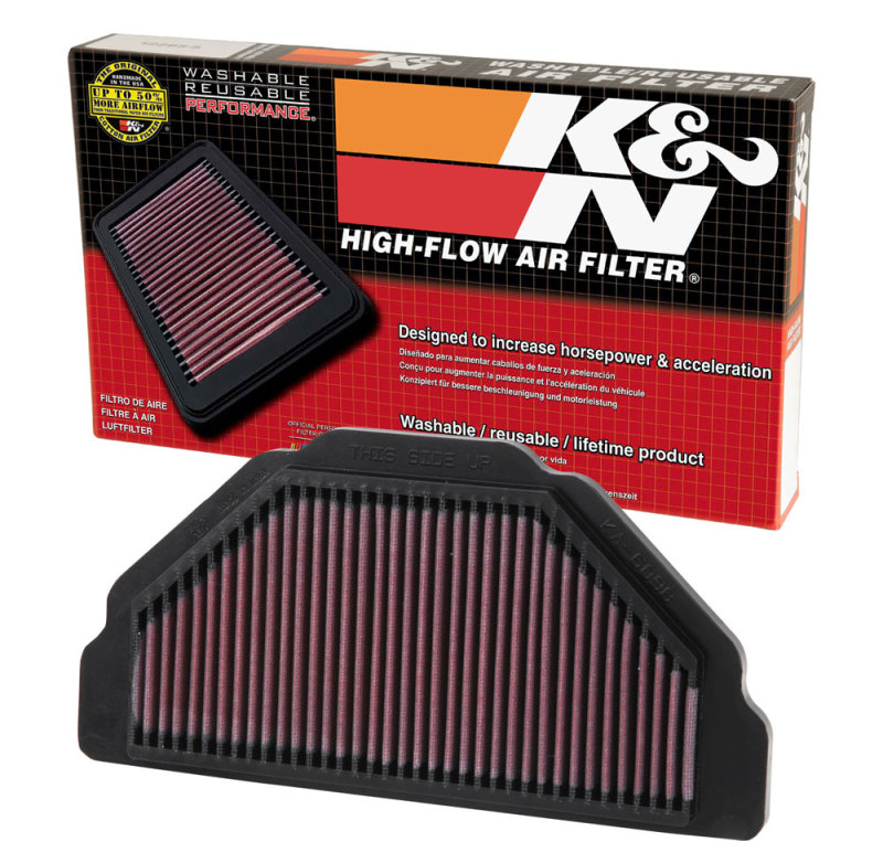 Kawasaki ZZR600 Air Filter - K&N Engineering - High-Flow, Direct Fit - `05-`08